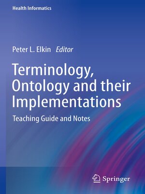cover image of Terminology, Ontology and their Implementations